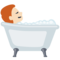 Person Taking Bath - Light emoji on Facebook